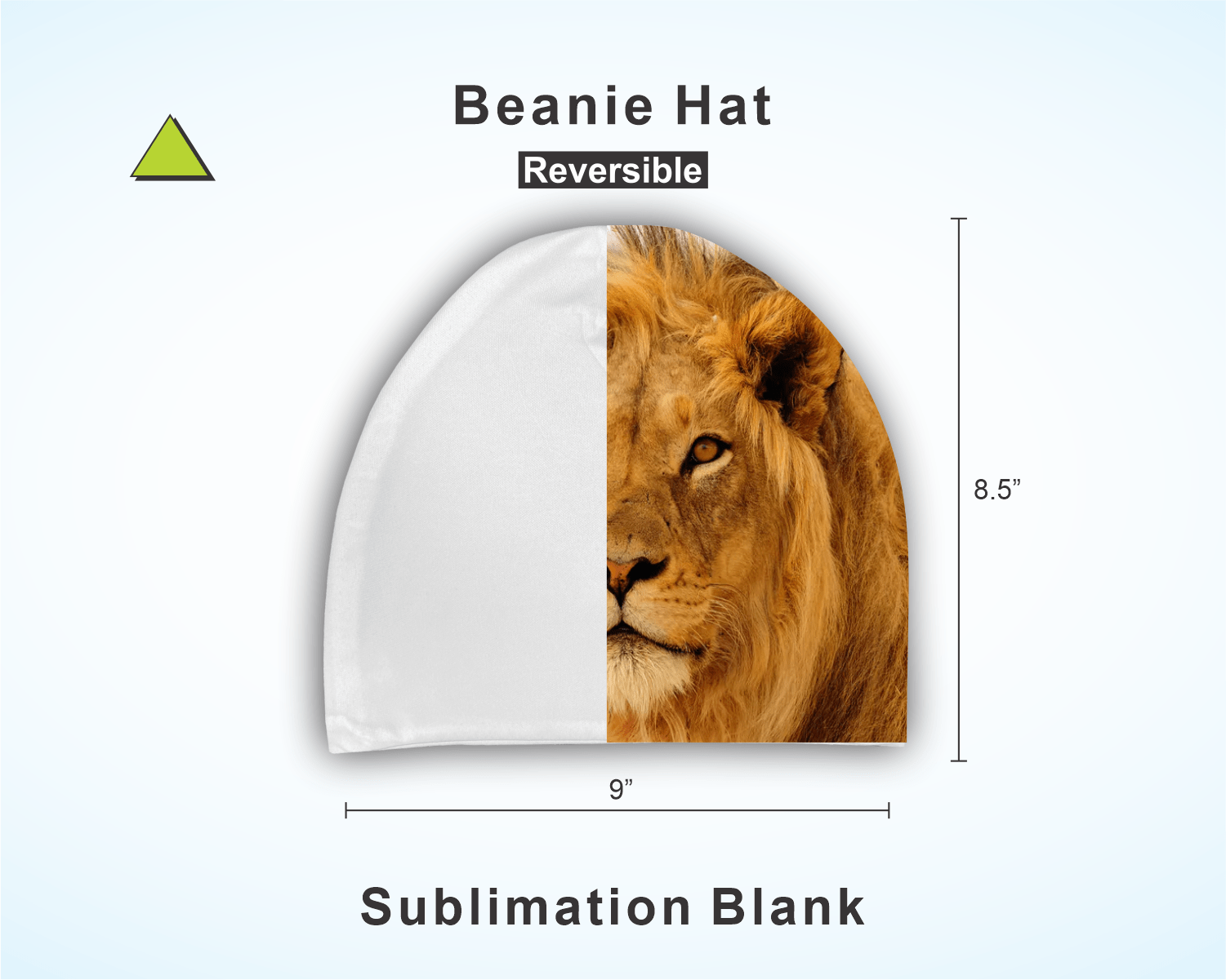 Beanie Hats for Sublimation Kids, Adult, 100% polyester, blank