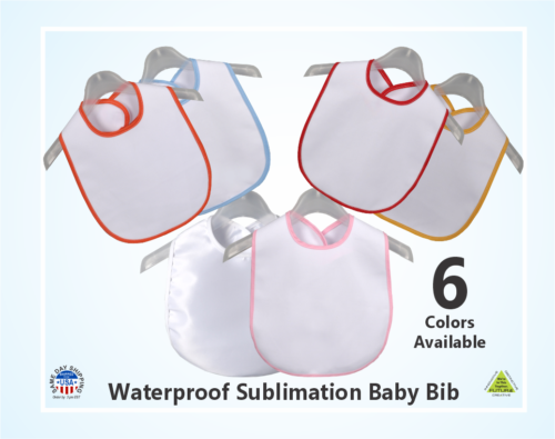 Sublimation blank baby bib